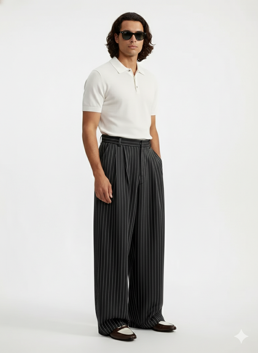 Urban Drape Pin-Stripe Pant