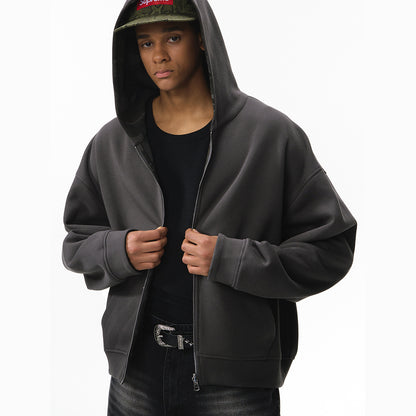 Camo Reversible Zip-up Hoodie